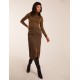 Front Split Midi Utility Skirt Front Split Midi Utility Skirt