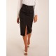 Front Split Midi Utility Skirt Front Split Midi Utility Skirt
