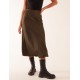 Satin Bias Midi Skirt Satin Bias Midi Skirt