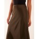 Satin Bias Midi Skirt Satin Bias Midi Skirt