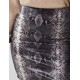 Snake Skin Faux Leather Skirt Snake Skin Faux Leather Skirt