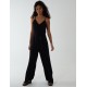 Button Front Strappy Jumpsuit Button Front Strappy Jumpsuit