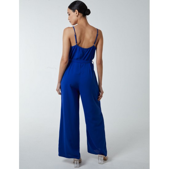 Button Front Strappy Jumpsuit Button Front Strappy Jumpsuit