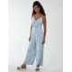 Daisy Print Tie Front Jumpsuit Daisy Print Tie Front Jumpsuit
