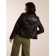 PU Leather Zip Through Biker Jacket PU Leather Zip Through Biker Jacket