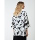 Kimono Top With Laced Sleeve Kimono Top With Laced Sleeve
