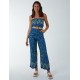 Belted Bandeau Jumpsuit Belted Bandeau Jumpsuit