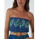 Belted Bandeau Jumpsuit Belted Bandeau Jumpsuit