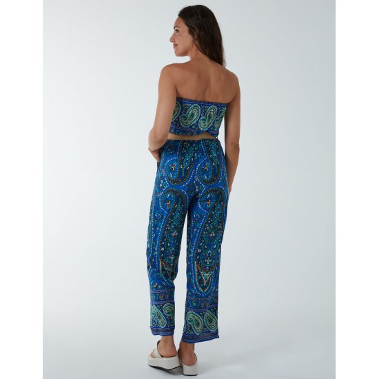 Belted Bandeau Jumpsuit Belted Bandeau Jumpsuit