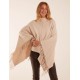 Tassel High Neck Poncho Tassel High Neck Poncho