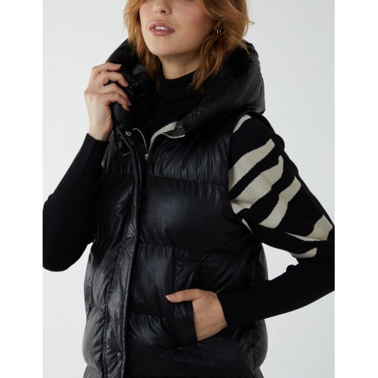 Hooded Puffer Gilet Hooded Puffer Gilet