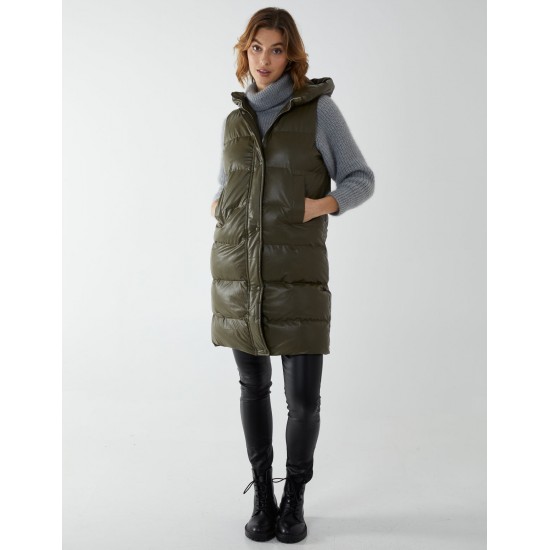 Hooded Puffer Gilet Hooded Puffer Gilet