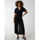 Pleated Wrap Over Jumpsuit Pleated Wrap Over Jumpsuit