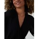 Pleated Wrap Over Jumpsuit Pleated Wrap Over Jumpsuit