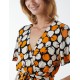 Abstract Honeycomb Cross Over Jumpsuit Abstract Honeycomb Cross Over Jumpsuit