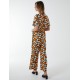 Abstract Honeycomb Cross Over Jumpsuit Abstract Honeycomb Cross Over Jumpsuit