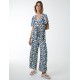 Abstract Honeycomb Cross Over Jumpsuit Abstract Honeycomb Cross Over Jumpsuit