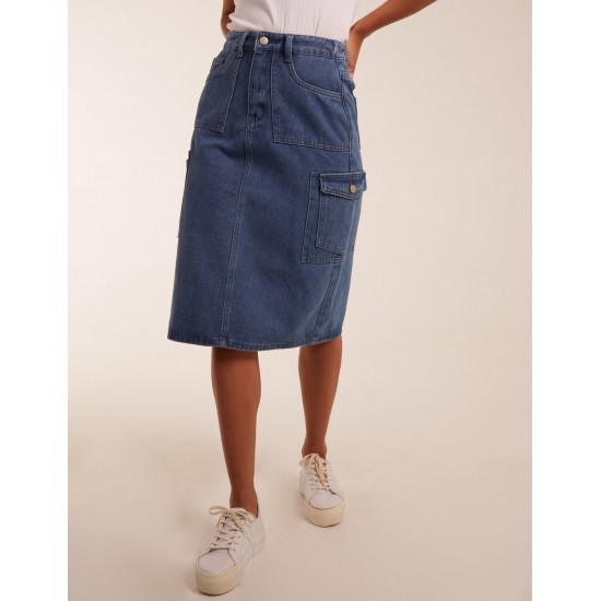 Pocket Denim Skirt Pocket Denim Skirt