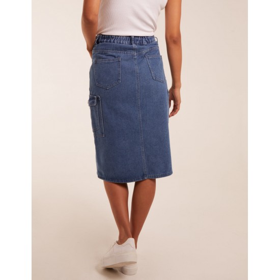 Pocket Denim Skirt Pocket Denim Skirt