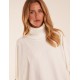 Check High Neck Poncho Check High Neck Poncho