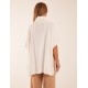 Check High Neck Poncho Check High Neck Poncho