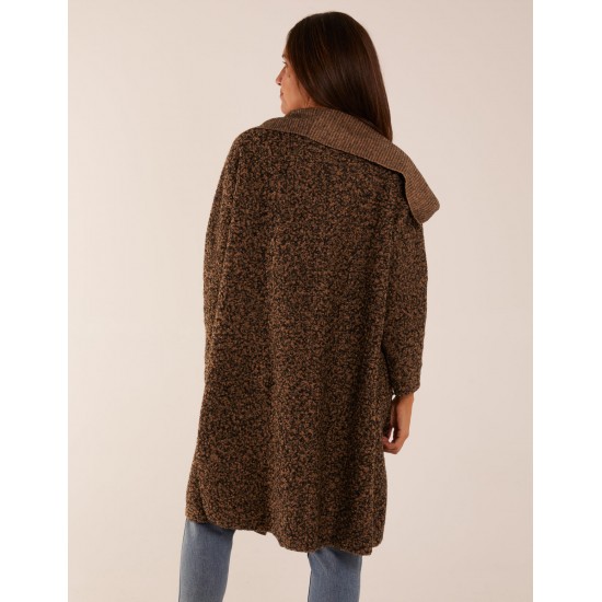 Wool Like Waterfall Cardigan Coat Wool Like Waterfall Cardigan Coat