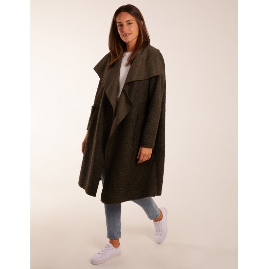 Wool Like Waterfall Cardigan Coat Wool Like Waterfall Cardigan Coat