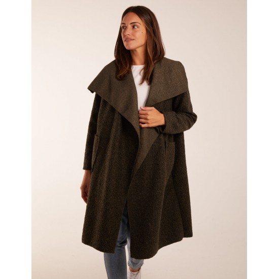Wool Like Waterfall Cardigan Coat Wool Like Waterfall Cardigan Coat