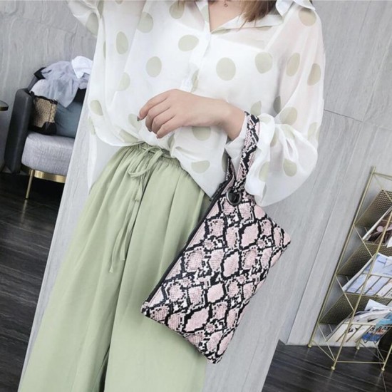 Snake Print Clutch Snake Print Clutch