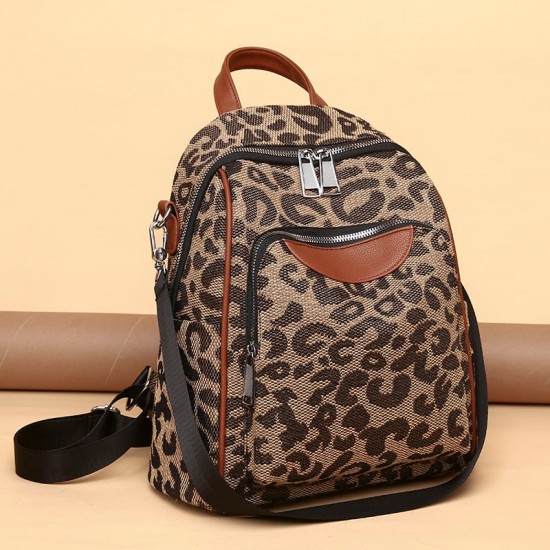 Cheetah Print Backpack Purse Cheetah Print Backpack Purse