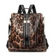 Leopard Print Backpack Purse Leopard Print Backpack Purse