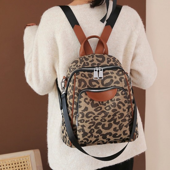 Cheetah Print Backpack Purse Cheetah Print Backpack Purse