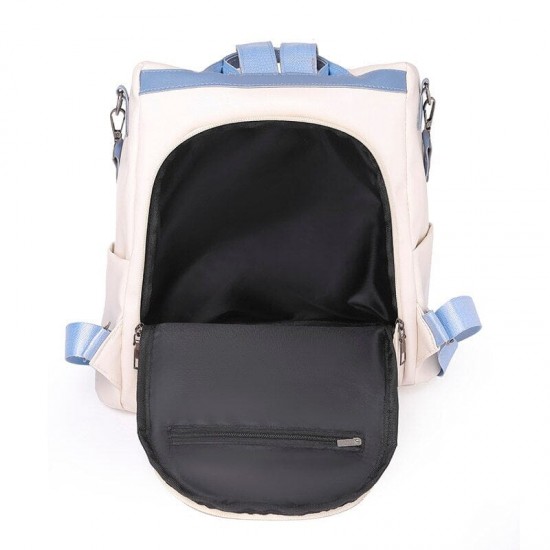 3 Way Leather Backpack Purse Anti Theft 3 Way Leather Backpack Purse Anti Theft