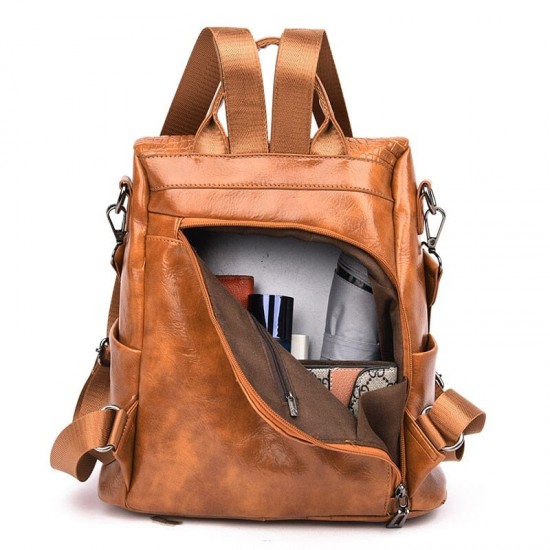 Leather Anti Theft Backpack Women Leather Anti Theft Backpack Women