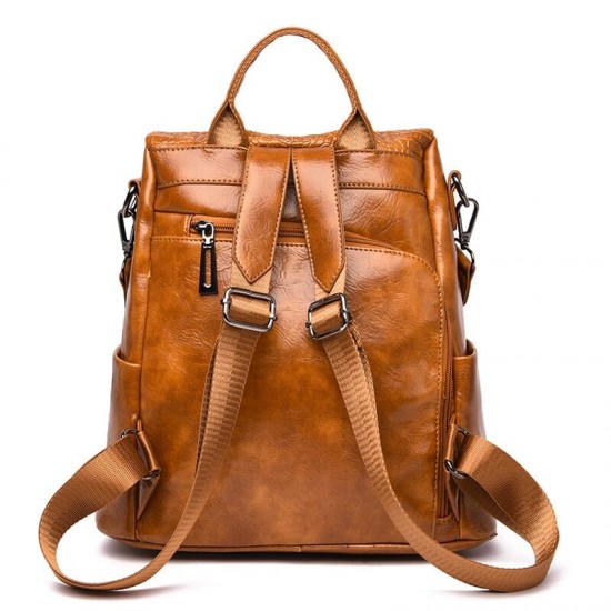 Leather Anti Theft Backpack Women Leather Anti Theft Backpack Women
