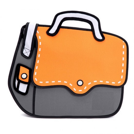 2D Cartoon Messenger Bag 2D Cartoon Messenger Bag