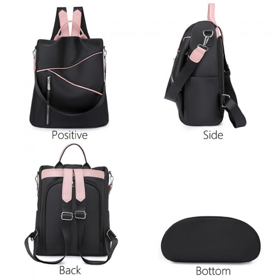 Backpack With Back Zip Pocket Backpack With Back Zip Pocket