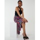Asymmetric Hem Midi skirt Asymmetric Hem Midi skirt