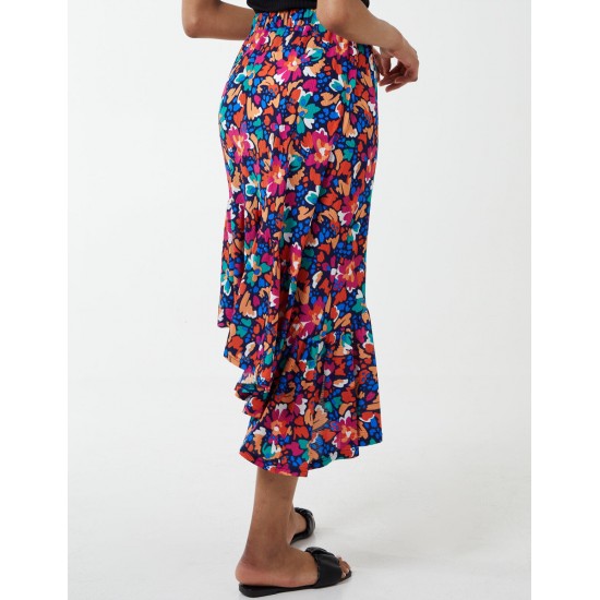 Asymmetric Hem Midi skirt Asymmetric Hem Midi skirt