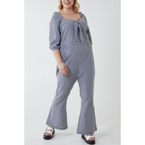 Curve Gingham Jumpsuit Curve Gingham Jumpsuit
