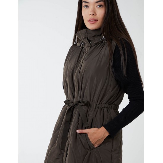Quilted Belted Gilet Quilted Belted Gilet