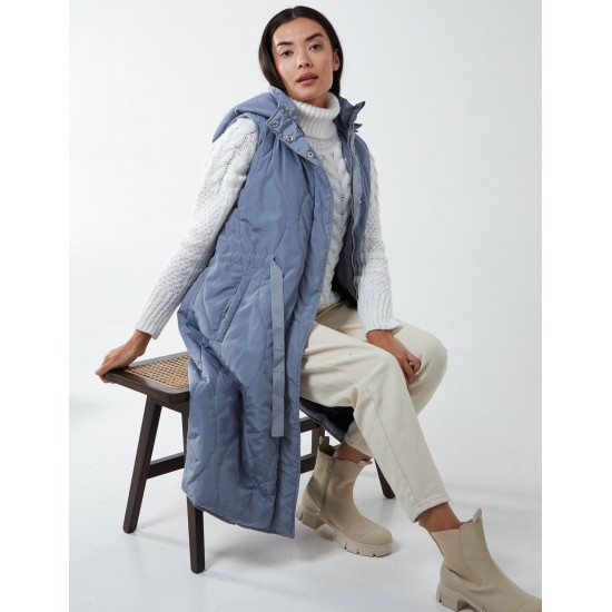 Quilted Belted Gilet Quilted Belted Gilet