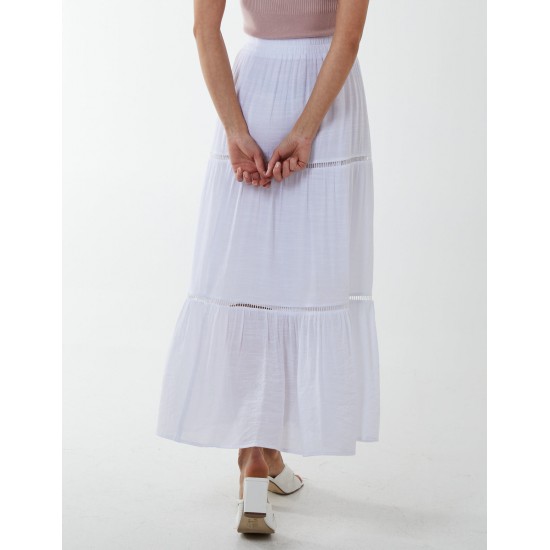 Ladder Trim Midi Skirt Ladder Trim Midi Skirt