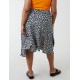 Curve Asymmetric Seam Midi Skirt Curve Asymmetric Seam Midi Skirt