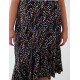 Curve Asymmetric Hem Midi Skirt Curve Asymmetric Hem Midi Skirt