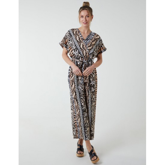 Multi Stripe Animal Jumpsuit Multi Stripe Animal Jumpsuit