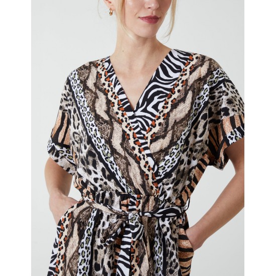 Multi Stripe Animal Jumpsuit Multi Stripe Animal Jumpsuit