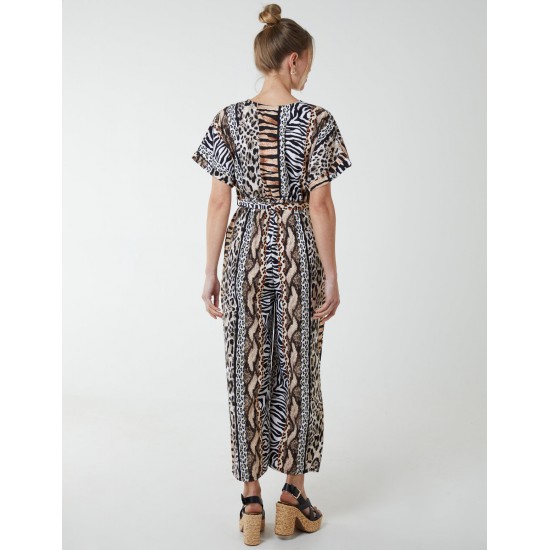 Multi Stripe Animal Jumpsuit Multi Stripe Animal Jumpsuit