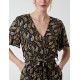 Paisley Floral Tie Waist Jumpsuit Paisley Floral Tie Waist Jumpsuit