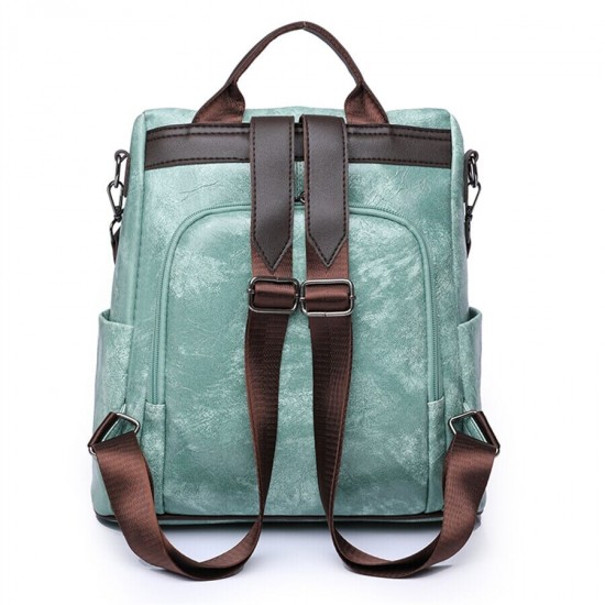 Theft Proof Leather Backpack Theft Proof Leather Backpack